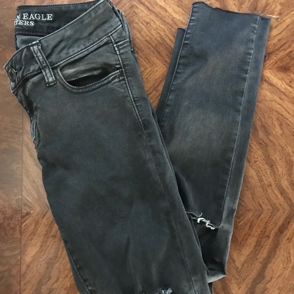 American eagle black jegging